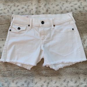 True Religion Keira cut off shorts size 25